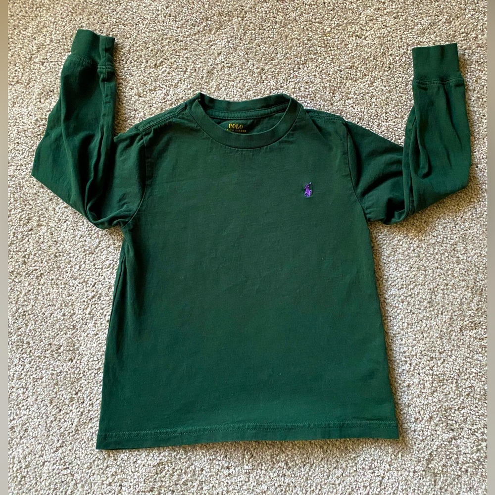 Ralph Lauren Green Long Sleeve Shirt